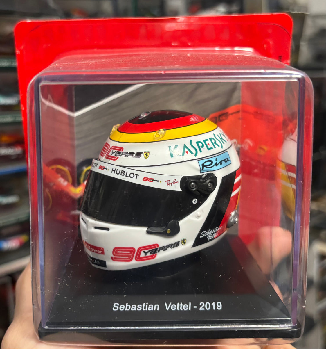 Sebastian Vettel 2019 Gran Premio di Germania Helmet 1:5