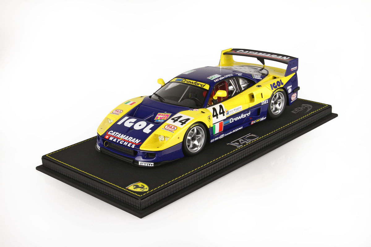 FERRARI F40 LM LE MANS 1996 TEAM ENNEA IGOL RACE N. 44 1:18 - BBR Models - P18139F