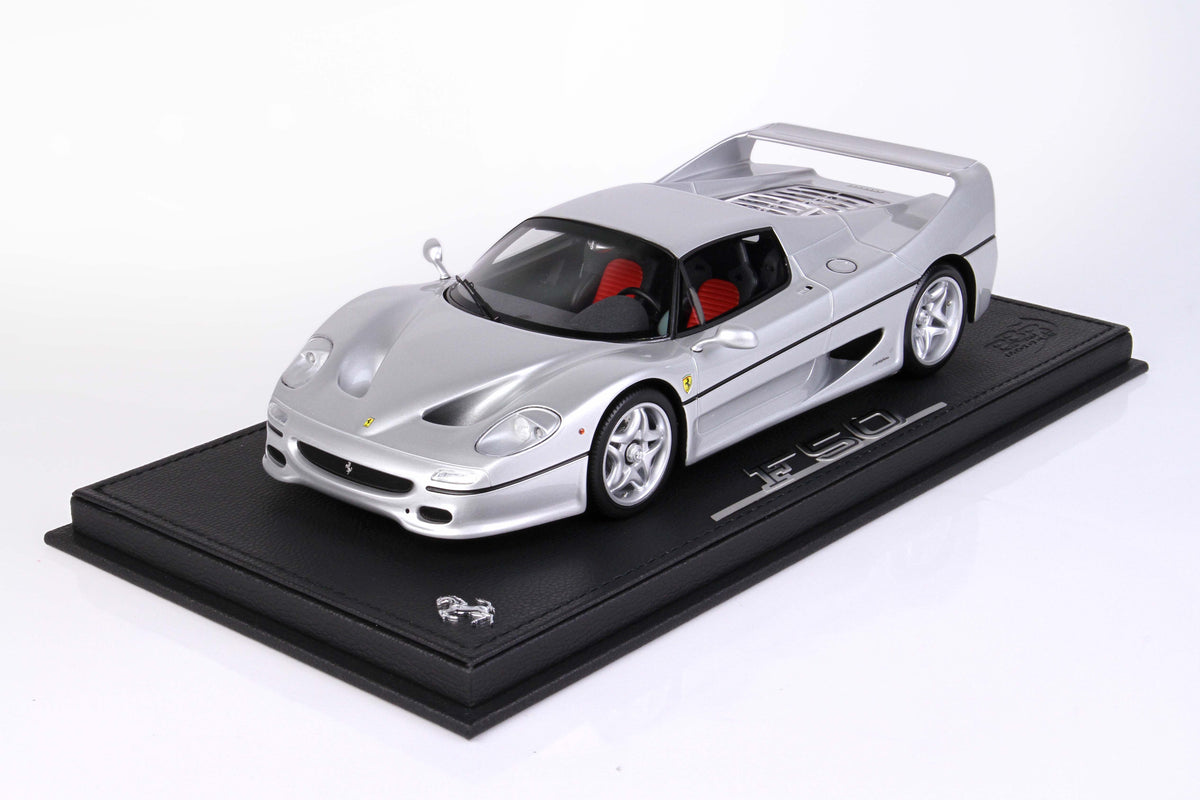 FERRARI F50 COUPE 1995 ARGENTO NURBURGRING 101/C 1:18 - BBR Models - P18189E