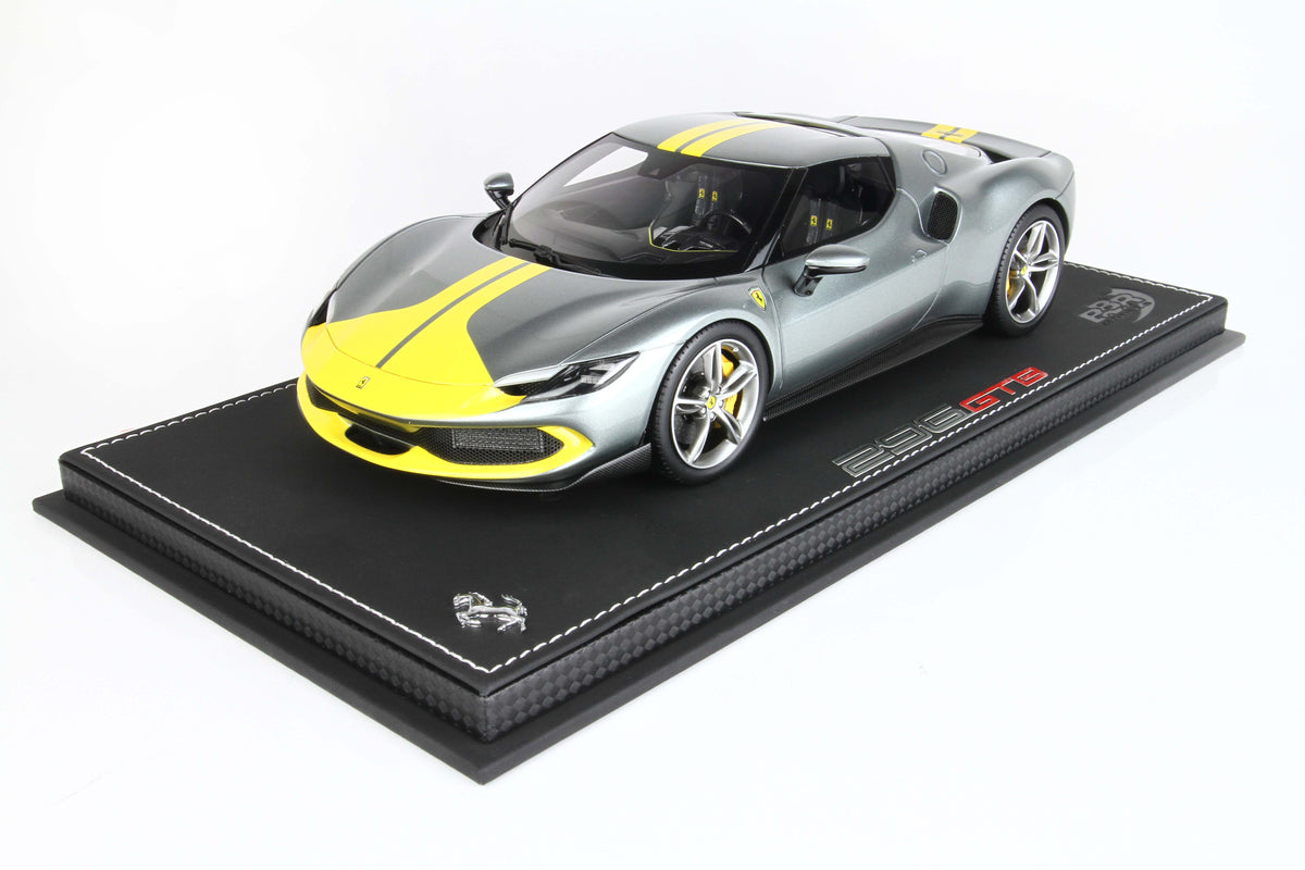 FERRARI 296 GTS ASSETTO FIORANO GRIGIO CORBURN 1:18 - BBR Models - P18211A
