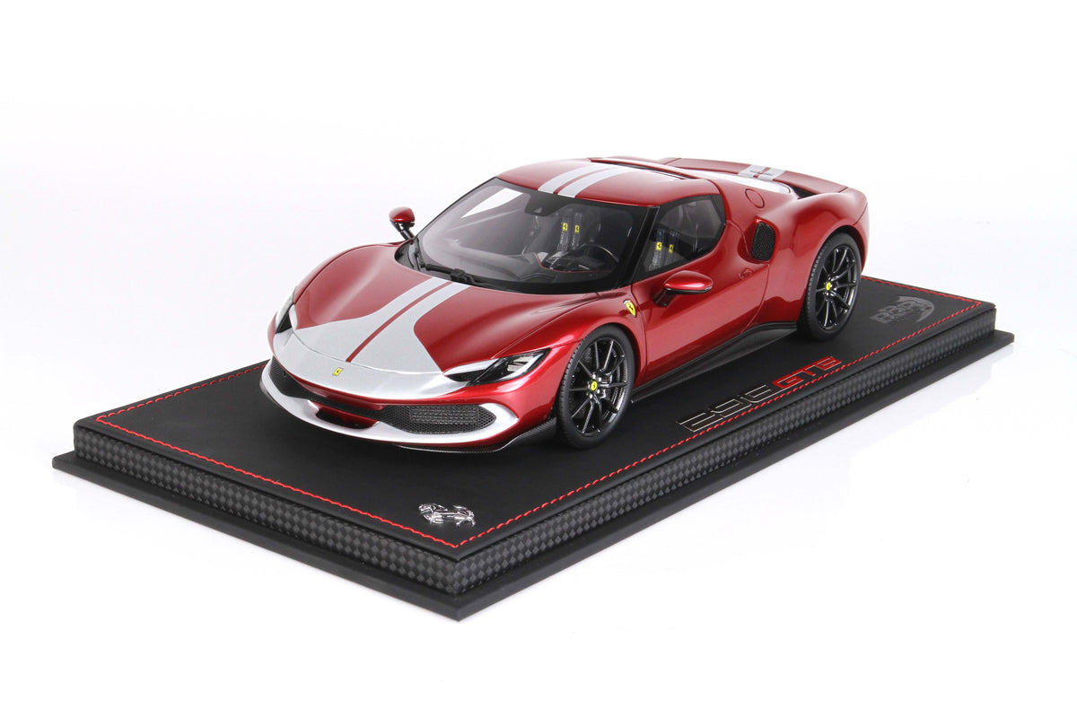 FERRARI 296 ASSETTO FIORANO ROSSO FIORANO METALLIZZATO 1:18 - BBR Models - P18211B