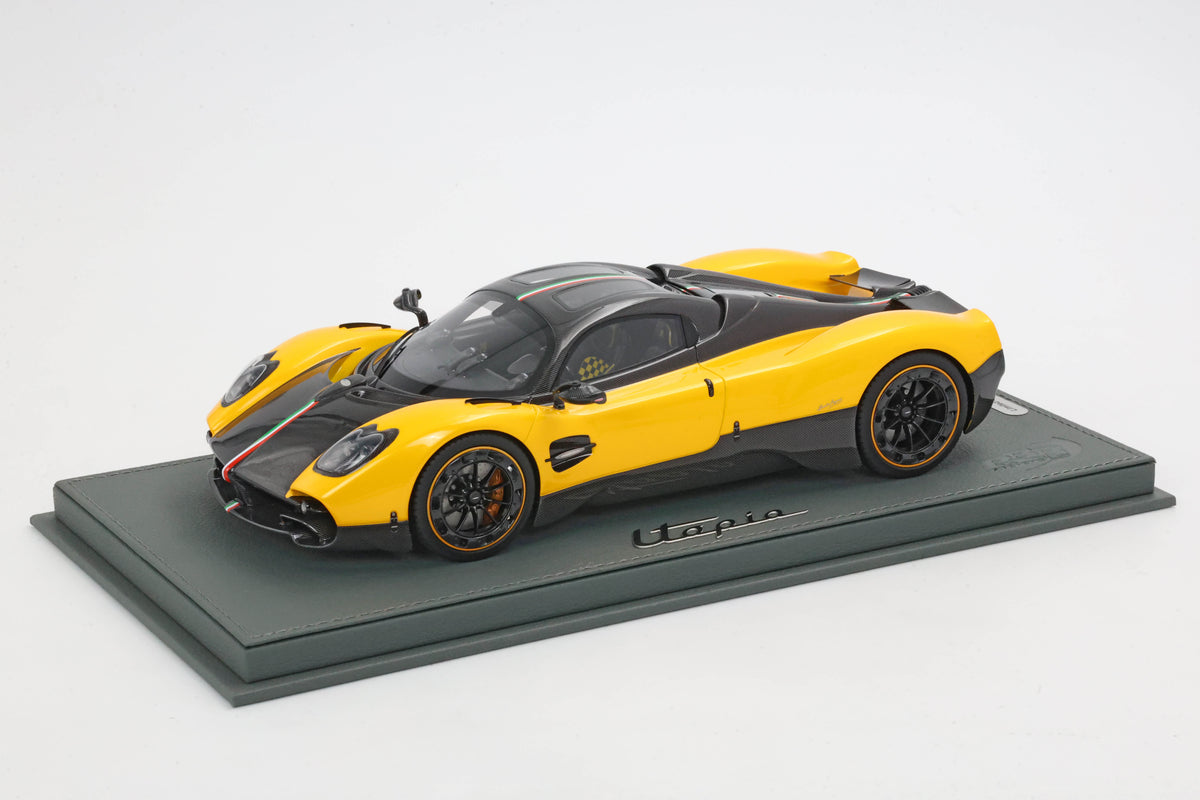 PAGANI UTOPIA GIALLO GINEVRA 1:18 - BBR Models - P18223M