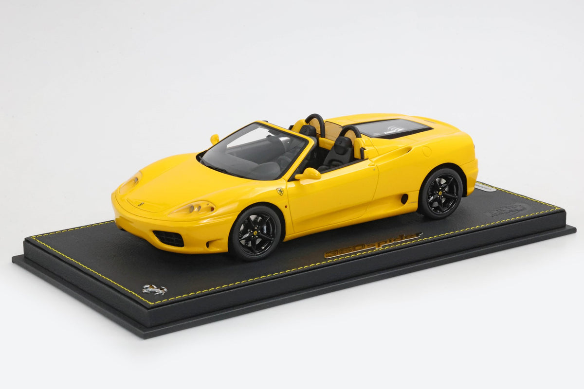 FERRARI 360 MODENA SPIDER CAMBIO MANUALE GIALLO MODENA 1:18 - BBR Models - P18229B