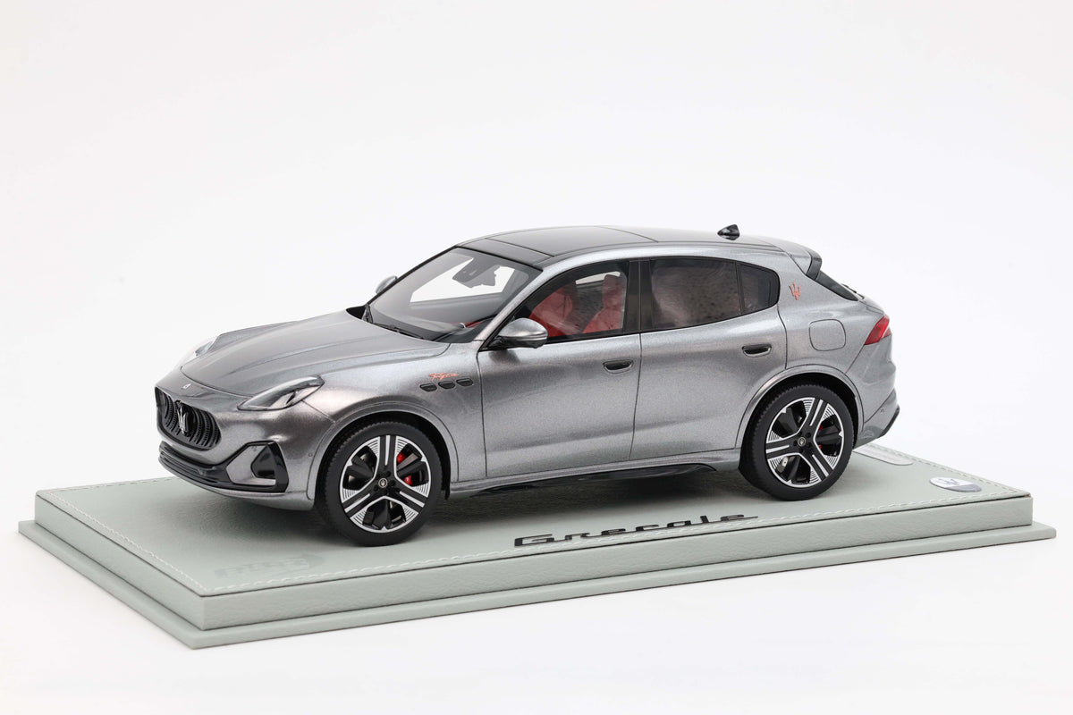 MASERATI GRECALE FOLGORE 2022 GRIGIO LAVA 1:18 - BBR Models - P18243C