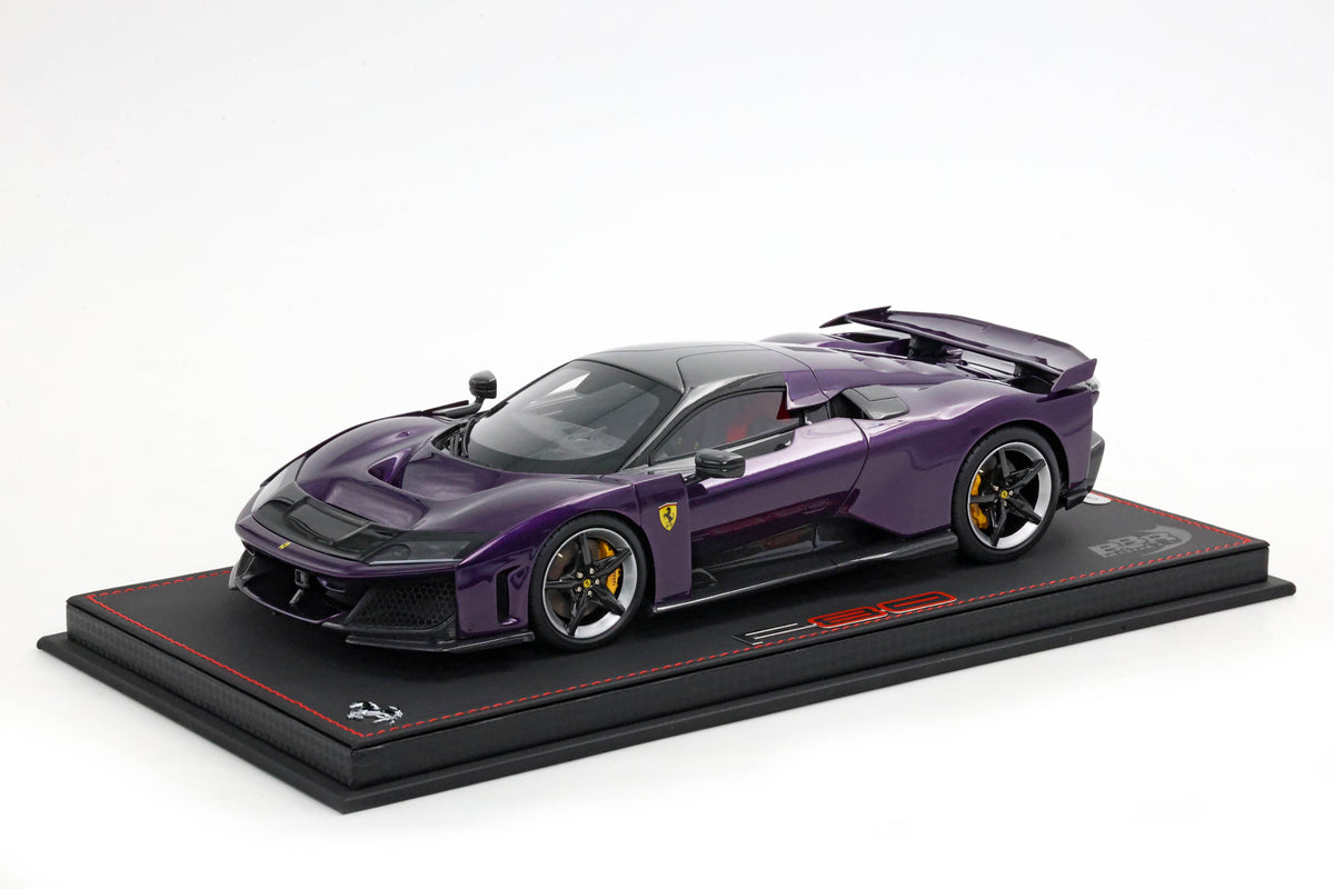 FERRARI F80 OPTIONAL CARBONIO VIOLA HONG KONG 1:18 - BBR Models - P18253M