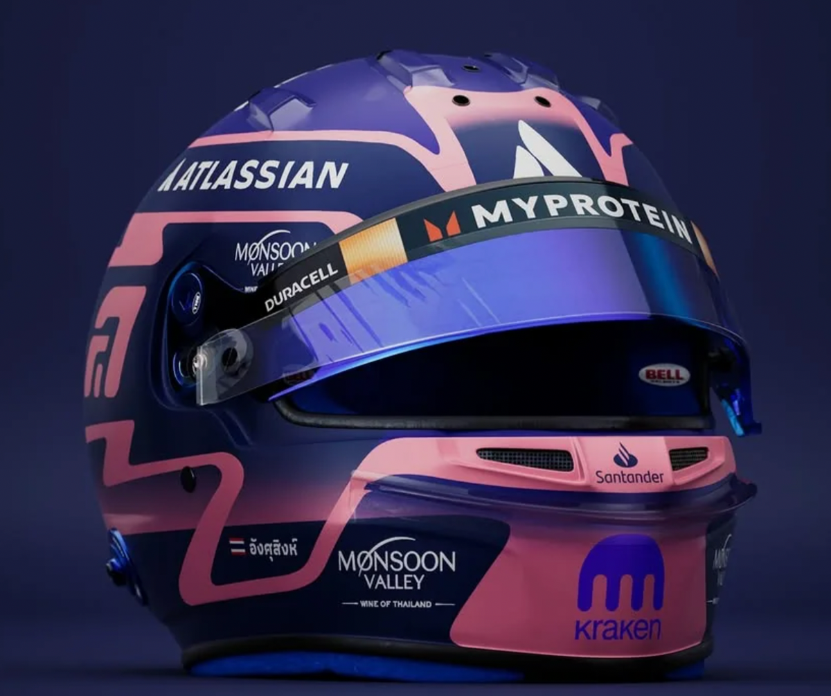 Alexander Albon - 2025 - Helmet 1:5 - Spark – Triple Crown Modelstore