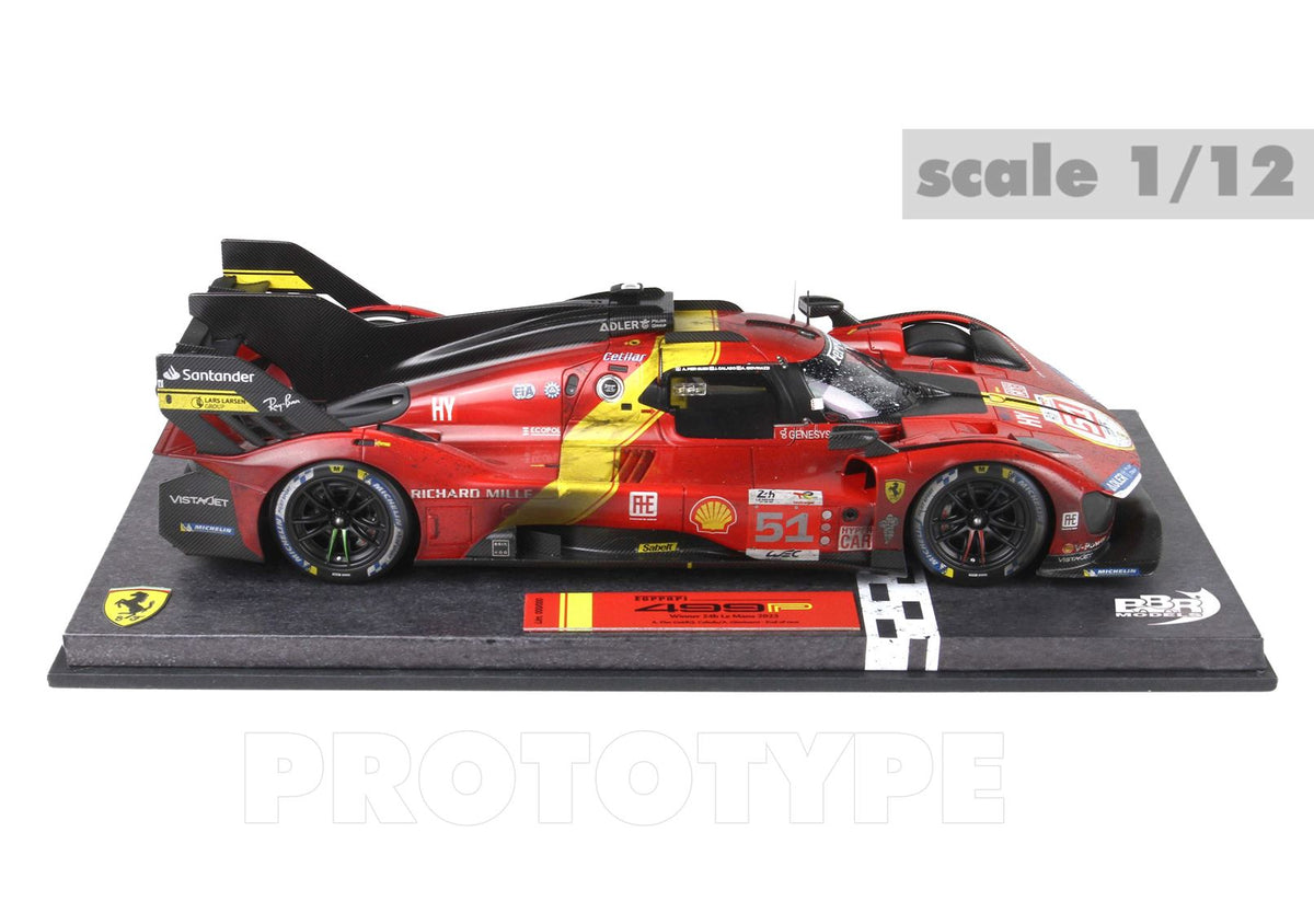 Ferrari 499P Hypercar N*51 Winner Le Mans 2023 DIRTY End Of the Race 1:12 - BBR