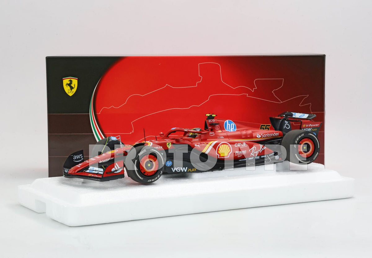 Ferrari - F1 SF-24 n°55 (2024) 1:18 - Monza GP Polyfoam - Carlos Sainz - BBR