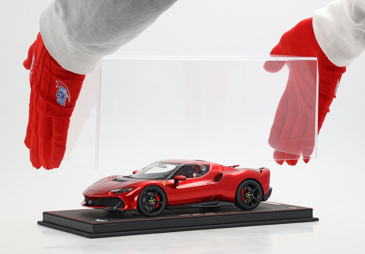 Ferrari 296 Speciale Rosso Magma - Freni Rossi 1:18 - BBR Models - P18269C1