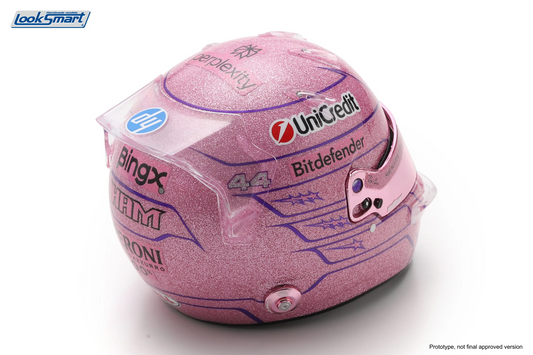 HELMET LEWIS HAMILTON TEAM FERRARI HP MONACO GP 2026 1:5 - Looksmart - LSHEL035