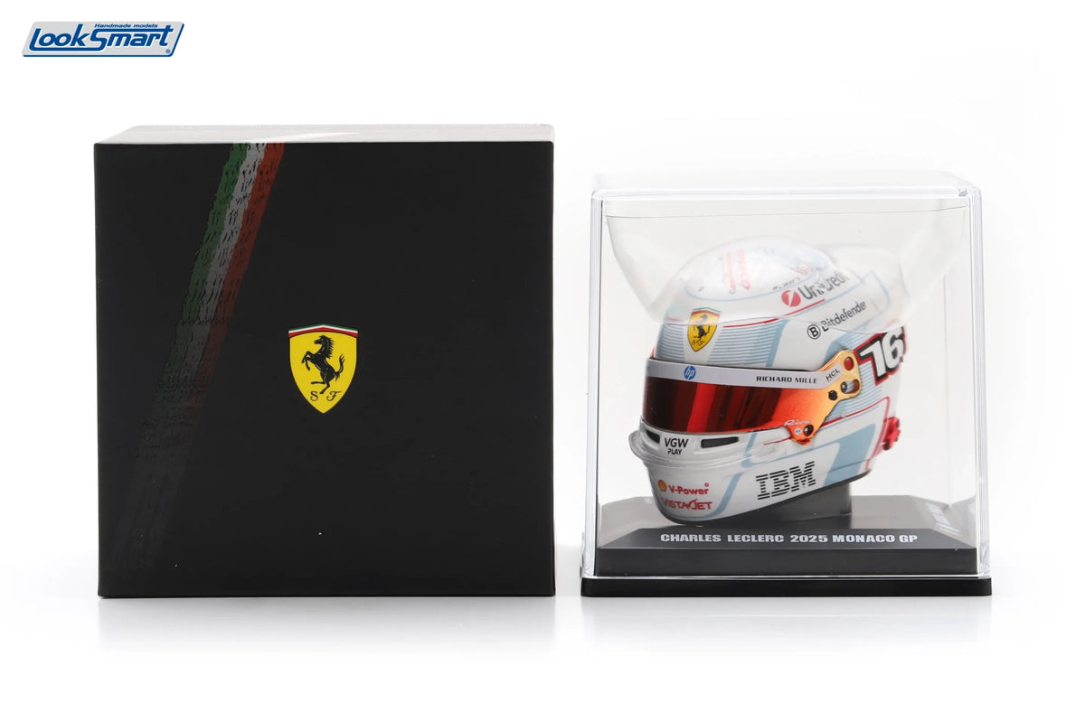 Charles Leclerc - 2025 - Helmet Ferrari - Monaco GP - 1:5 - LSHEL013 - Looksmart
