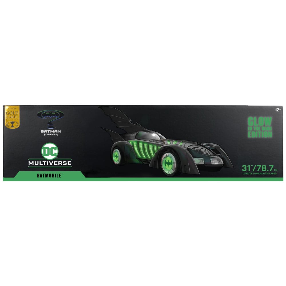 Batman Forever DC Multiverse Vehicle Batmobile Glow in the Dark Edition (Gold Label) 79 cm - McFarlane Toys