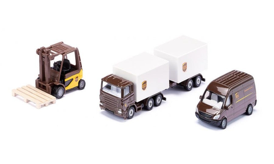 CAMION UPS WITH SPONDA IDRAULICA 1:50 Siku Camion Die Cast Modellino