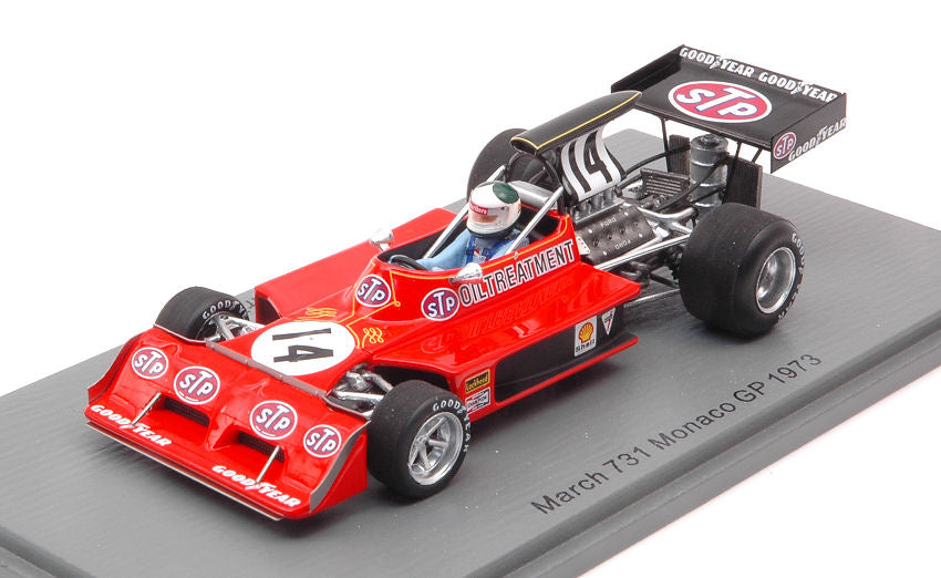 MARCH 731 JEAN-PIERRE JARIER 1973 N.14 MONACO GP 1:43