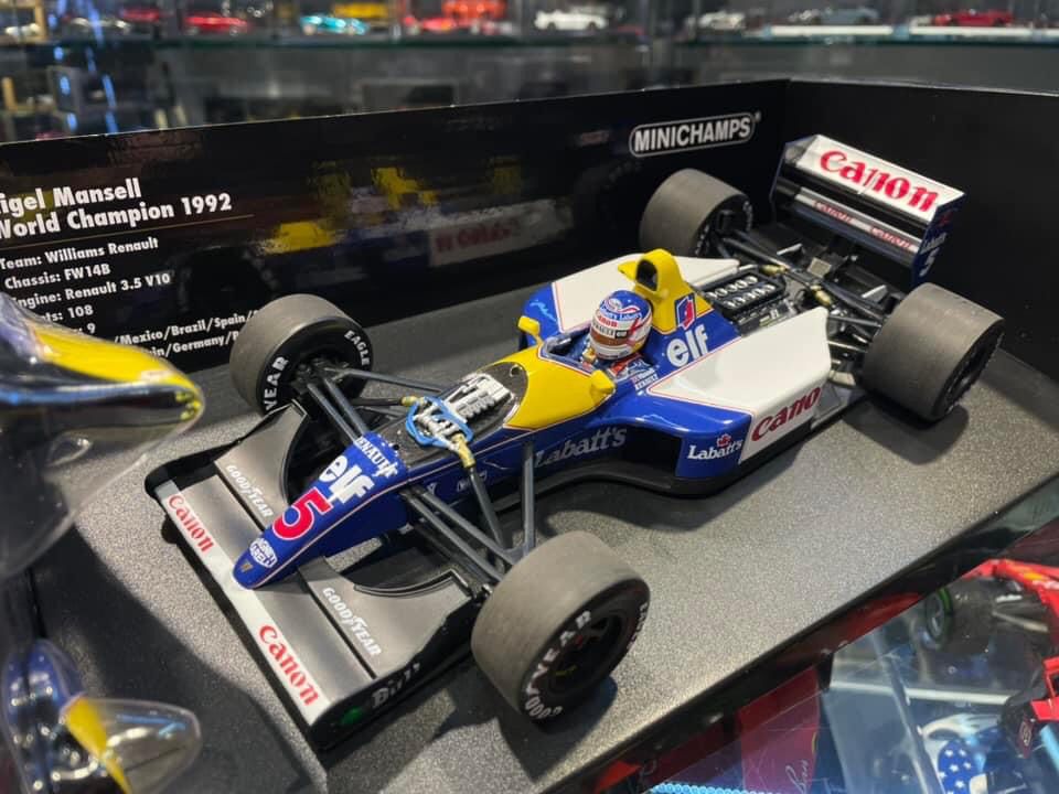 Williams - F1 Renault FW14B n.5 (1992) 1:18 - N. Mansell - World Champion - Minichamps