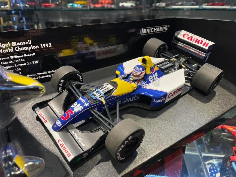1/43 GP replicas Williams FW14B N.マンセル - ミニカー
