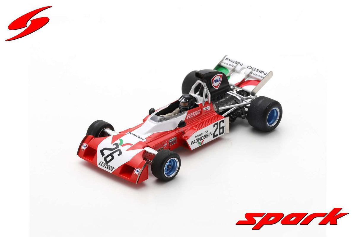 Spark S3999 – Surtees TS9B N°23 – GP Brésil 1973 – Luiz Bueno – 1/43