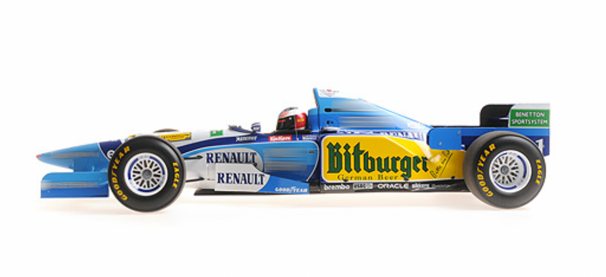 Benetton Renault B195 with Figurine Jean Alesi 1 F1 Grand Prix du Canada 1995 Michael Schumacher Minichamps 510950601 - Miniatures Autos Motos Benetton Renault B195 with Figurine Jean Alesi 1 F1 Grand Prix du Canada 1995 Michael Schumacher Minichamps 510950601 - Miniatures Autos Motos