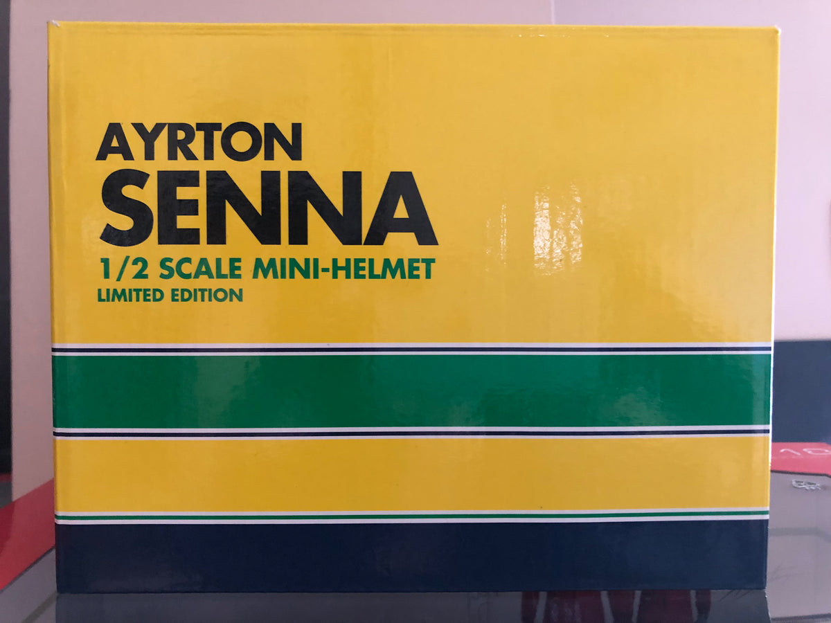 Ayrton Senna Helmet 1988 1:2 - Sport Models – Triple Crown ModelStore