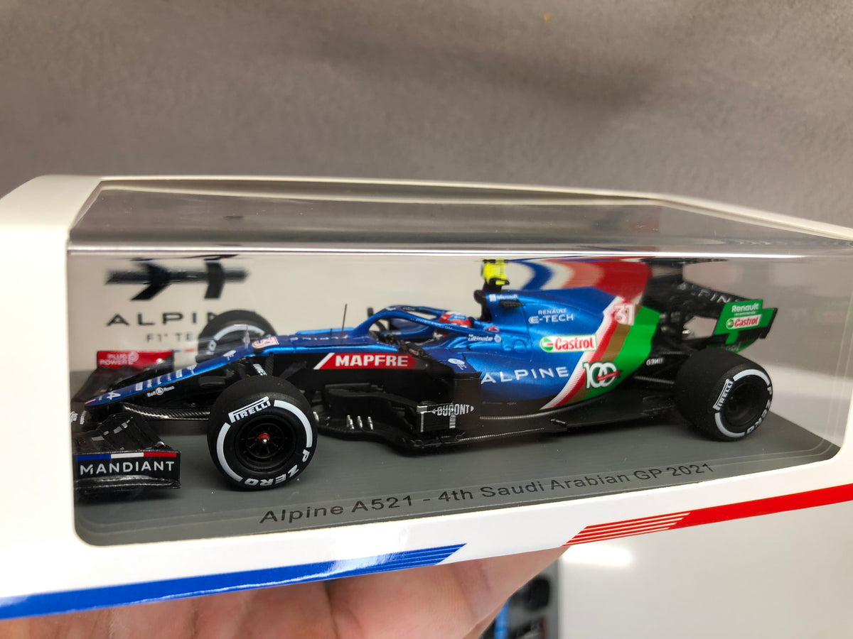 Alpine F1 Team A521 (2021) E. Ocon - 4th Saudi Arabian GP - 1:43 - Spa