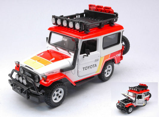 TOYOTA FJ40 LAND CRISER 1974 HARD TOP W/ROOF RACK TOYOTA 1:24 - MotorMax - MTM79137TRD