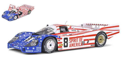 PORSCHE 956 LH N.8 LM 1986 FOLLMER-MORTON-MILLER 1:18 - Solido - SL1805503