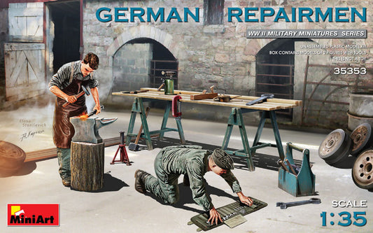 GERMAN REPAIRMEN KIT 1:35 - Miniart - MIN35353