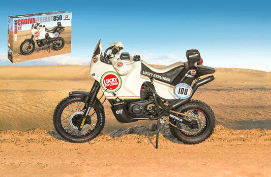 CAGIVA ELEPHANT 850 PARIS-DAKAR 1987 KIT 1:9 - Italeri - IT4643
