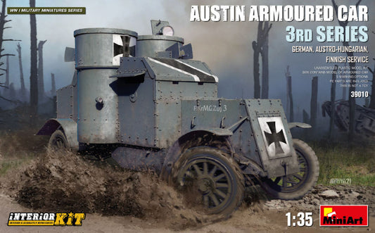 AUSTIN ARMOURED CAR 3rd SERIES GER.AUS-HUN.FIN.SERVICE INTER.K KIT 1:35 - Miniart - MIN39010