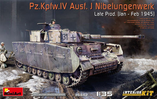 PZ.KPFW.IV AUSF.JNIBELUNGENWERK LATE PROD.(JAN.FEB.1945) KIT 1:35 - Miniart - MIN35342