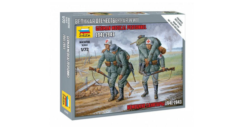 GERMAN MEDICAL PERSONNEL KIT 1:72 - Zvezda - Z6143