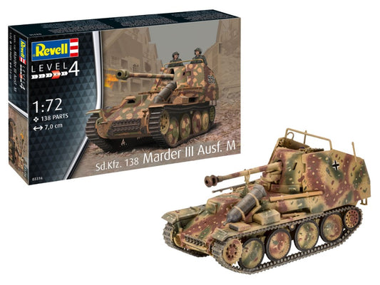 SD.KFZ.13B MARDER III AUSF.M KIT 1:72 - Revell - RV03316