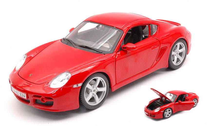 PORSCHE CAYMAN S RED 1:18 - Maisto - MI31122R