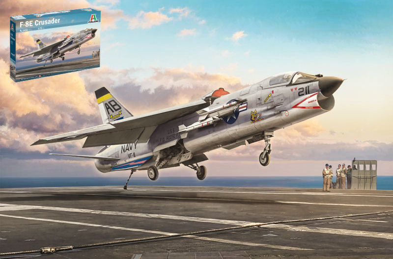 F-8E CRUSADER KIT 1:72 - Italeri - IT1456