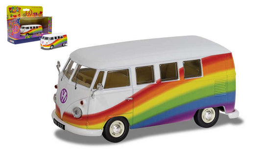 VW CAMPER PEACE LOVE RAIMBOW 1:43 - Corgi - CC02739
