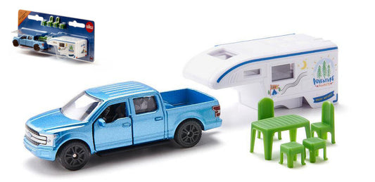 FORD PICK UP CAMPER F150 mm 99 + 60 - Siku - SK1693