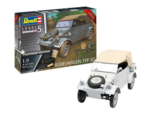 KUBELWAGEN TYP 82 PLATINIUM EDITION KIT 1:9 - Revell - RV03500