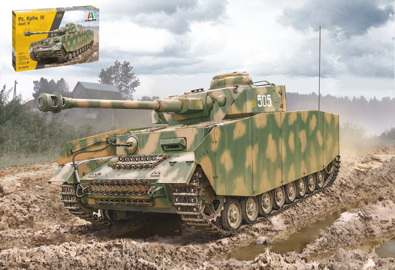 Pz.Kpfw.IV Ausf.H KIT 1:35 - Italeri - IT6578