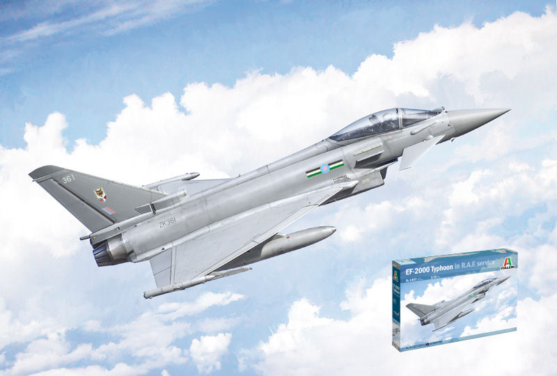 EUROFIGHTER TIPHOON EF-2000 IN R.A.F. SERVICE KIT 1:72 - Italeri - IT1457