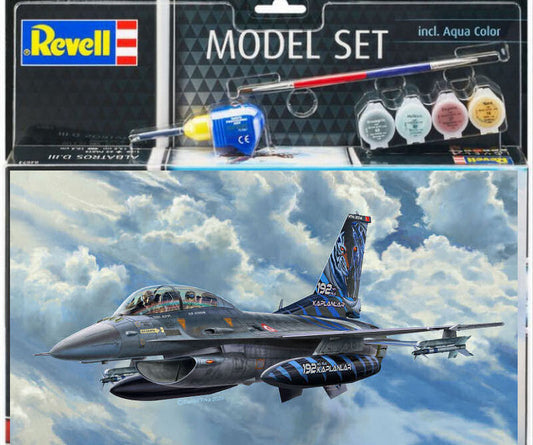 F-16D FIGHTING FALCON MODEL SET KIT 1:72 - Revell - RV63844