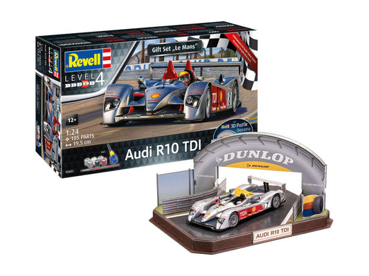 GIFT SET "LE MANS R10 TDI + 3D PUZZLE DIORAMA KIT 1:24 - Revell - RV05682