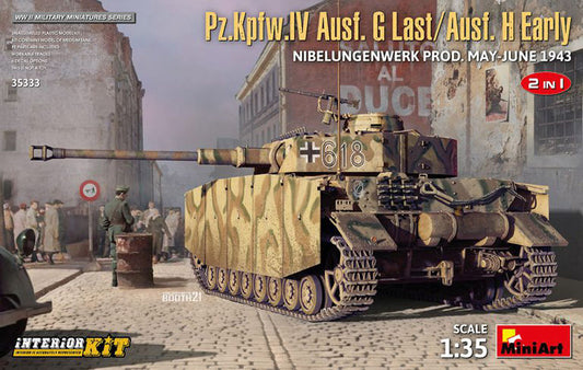 Pz.Kpfw.IV Ausf.G-LAST/H-Early KIT 1:35 - Miniart - MIN35333
