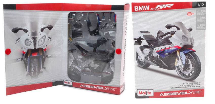 BMW S 1000 RR KIT 1:12 - Maisto - MI39191