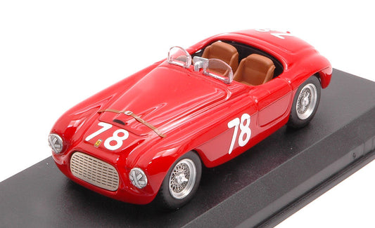 FERRARI 166 MM BARCHETTA N.78 2nd COPPA D'ORO DI SICILIA P.MARZOTTO 1:43 - Art Model - AM0426