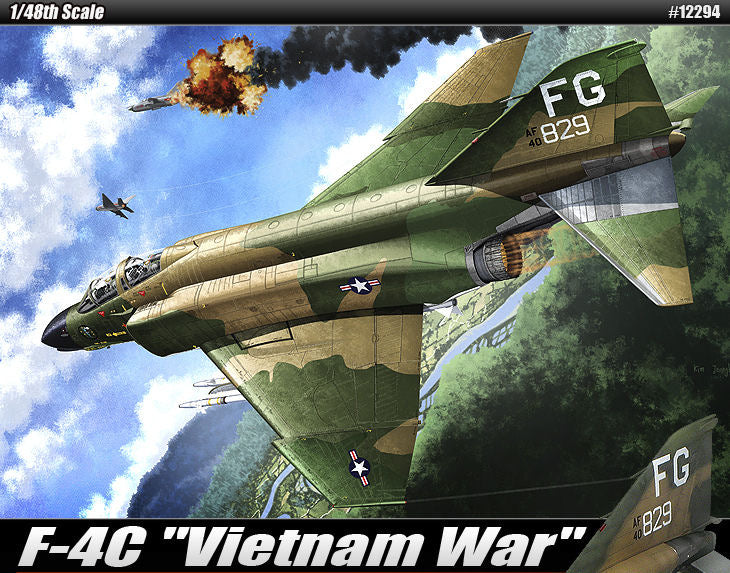 F-4C VIETNAM WAR KIT 1:48 - Academy - ACD12294