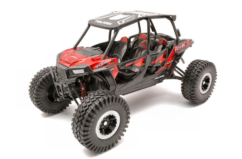 POLARIS RZR XP TURBO EPS XTREME OFF ROAD METALLIC RED 1:18 - New Ray - NY57976R