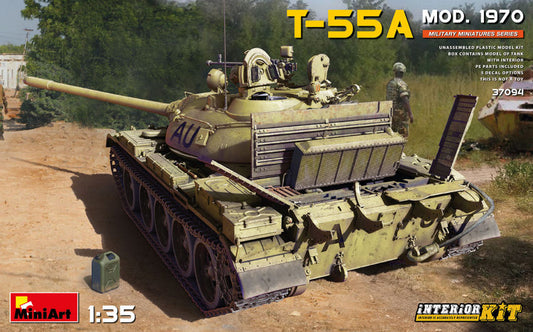 T-55A MOD.1970 INTERIOR KIT 1:35 - Miniart - MIN37094