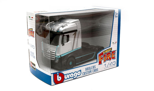 MERCEDES ACTROS GIGASPACE SILVER 1:43 - Burago - BU32202