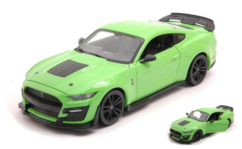 FORD MUSTANG SHELBY GT500 2020 LIGHT GREEN 1:24 - Maisto - MI31532B