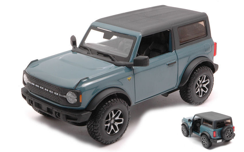 FORD BRONCO BADLANDS 2021 LIGHT BLUE 1:24 - Maisto - MI31530B